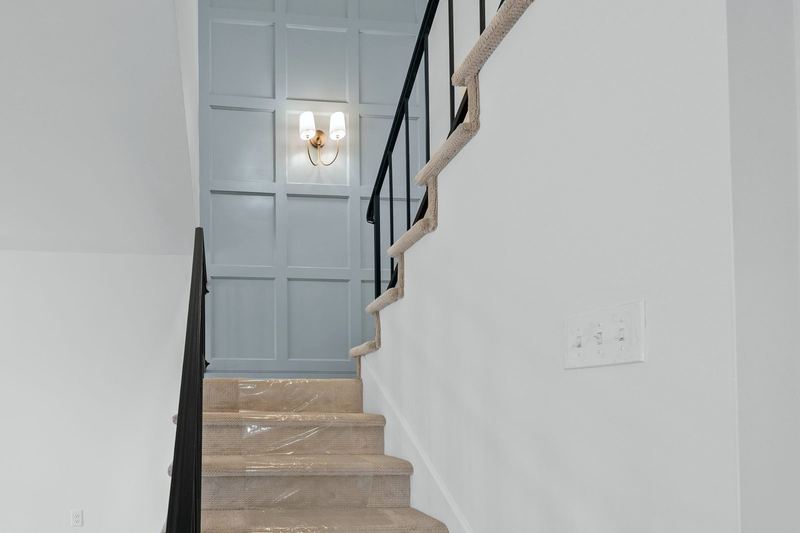 Stairway accent wall