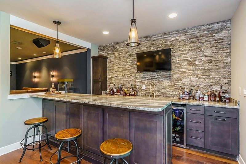 Whole-Home Renovation III: Lower-level bar
